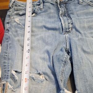 Silver Jeans Company Shorts Size 18. Distressed Light Blue Denim Jeans